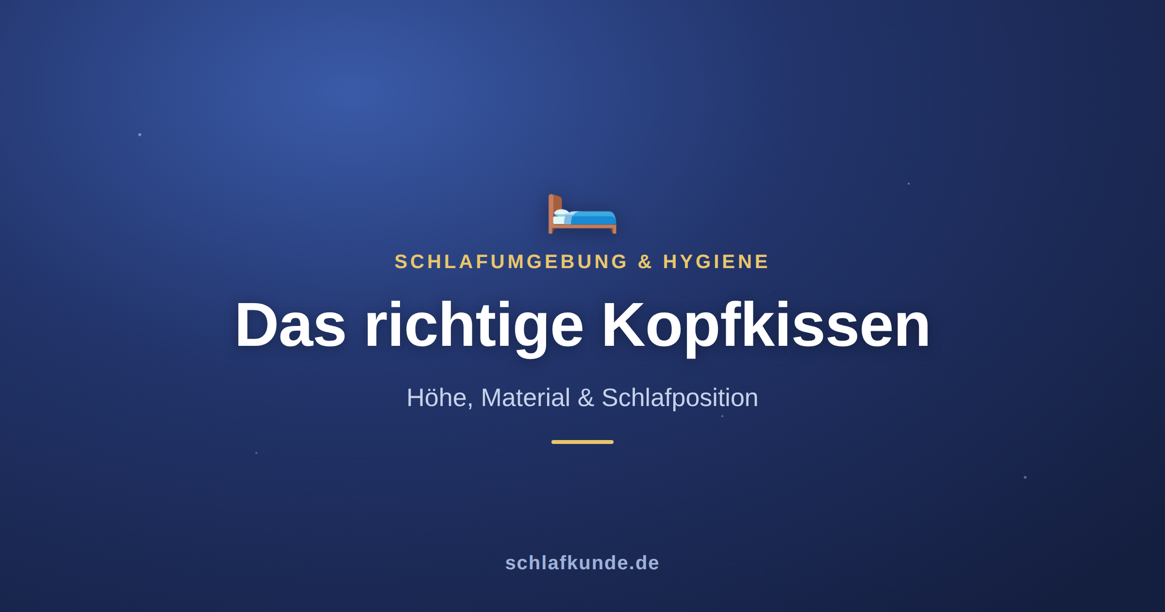 Das richtige Kopfkissen: Kaufberatung, Materialien und Pflege