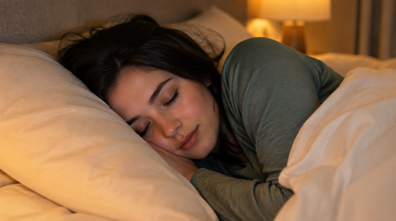 Endlich einschlafen: die besten Einschlafhilfen 2 Person schlaeft ruhig ein im Bett