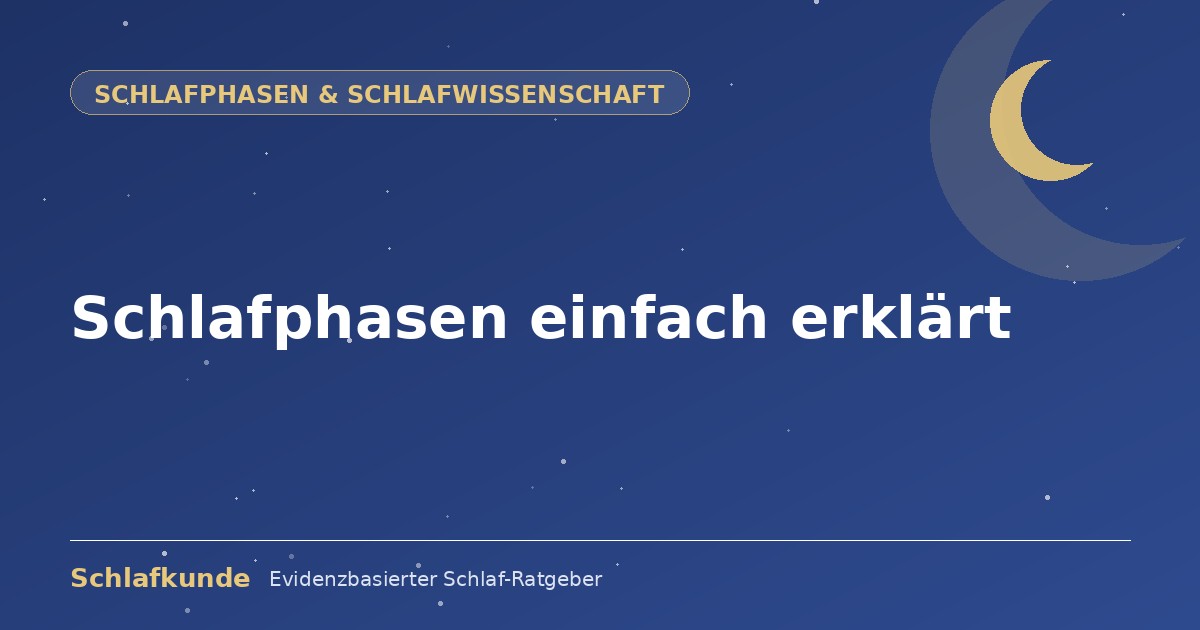Schlafphasen einfach erklärt